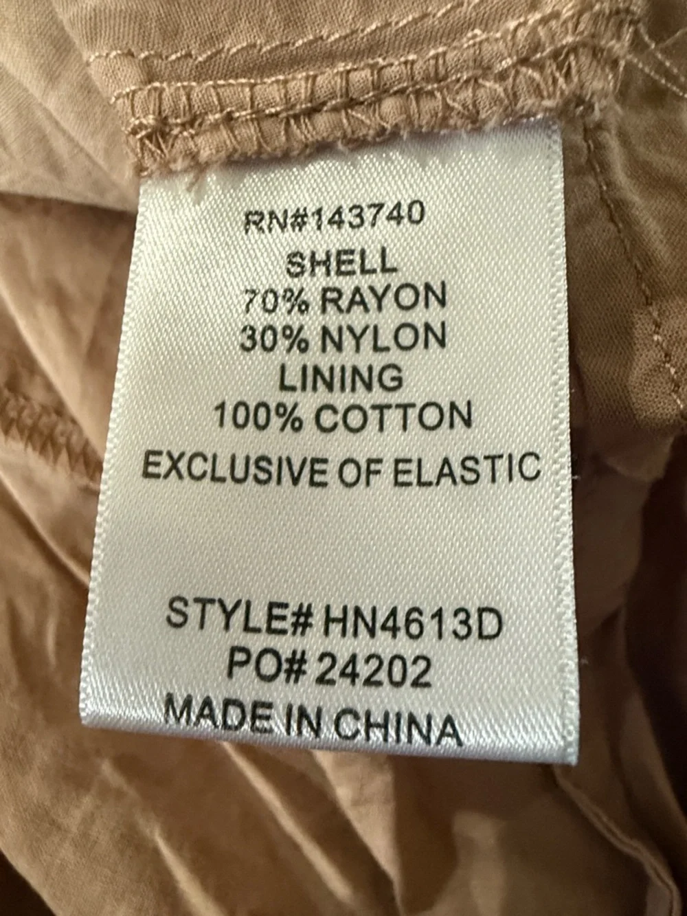 Tuckernuck Hyacinth House Tan & Pink Vines Bennett Maxi Dress Cottagecore XL - Picture 5 of 7